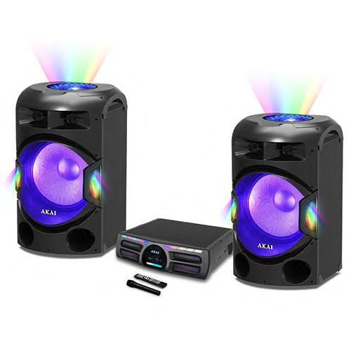 Partylautsprecher AKAI Dual-Lautsprechersystem Y3
