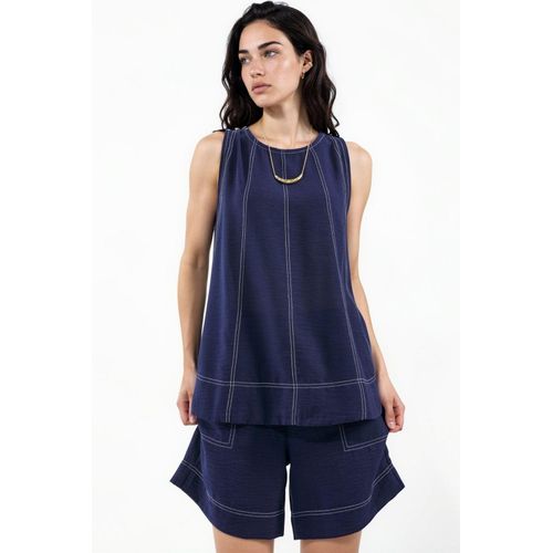Stiksel Detail Relax Fit Co-ord Set
