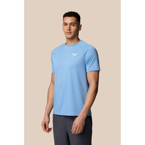 Castore Adapt Trainings T-Shirt Polyester Heren Blauw Actieve Kleding T-Shirts