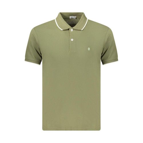 Coveri Beweegbare Groene Katoenen Heren Polo