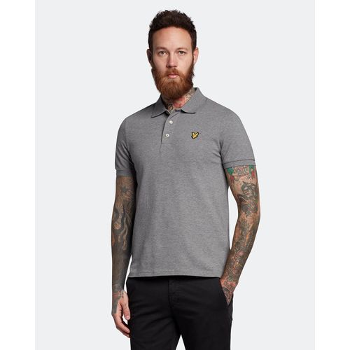 Lyle & Scott Gewoon poloshirt in Grijs