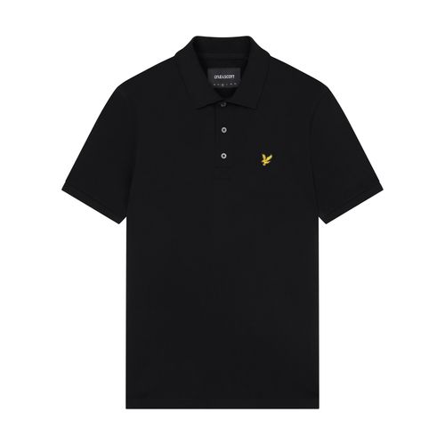 Lyle & Scott Gewoon poloshirt in Zwart