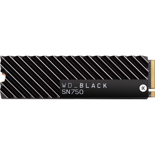 WD_BLACK™ SN750 NVMe™ SSD mit Kühlkörper 2 TB, 3.400 MB/s