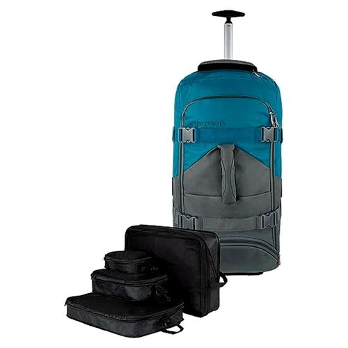 Reisetasche mit Rollen und Rucksackfunktion, 60 L