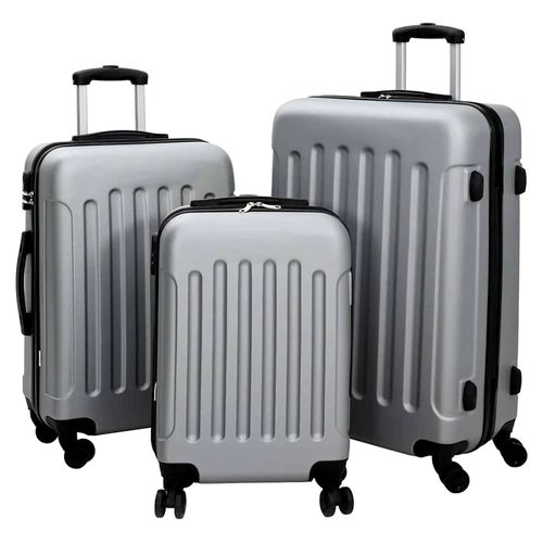 Kofferset 3-teilig in Silber