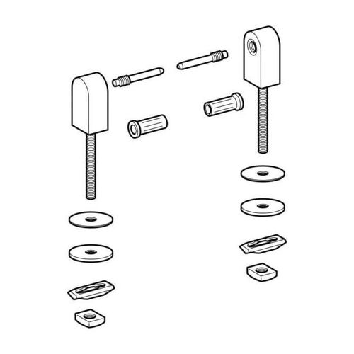 Geberit Scharnier-Set 598129000 für WC-Sitz