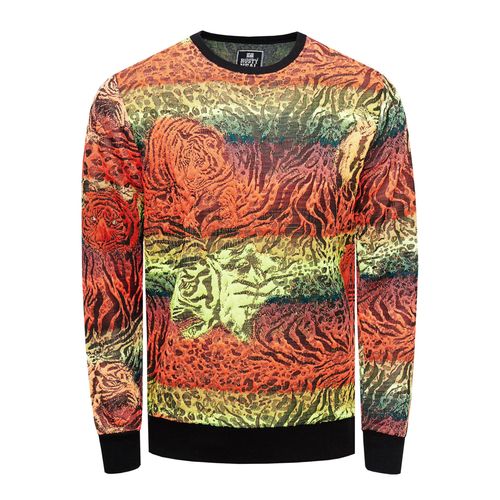 Neon Jacquard Tijger Trui