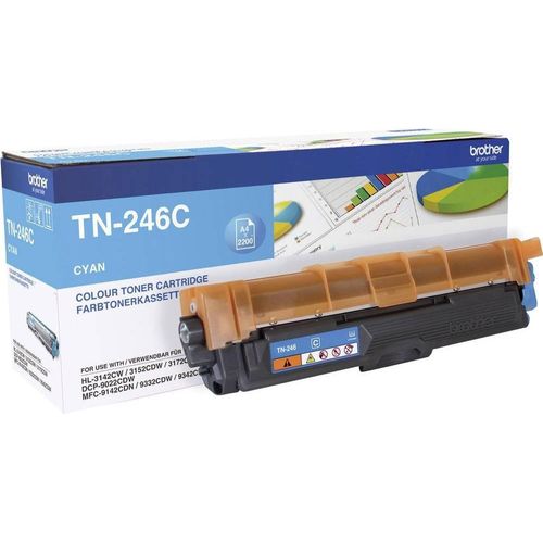 Brother TN-246C Original Jumbo-Tonerkassette für brilliante Druckergebnisse