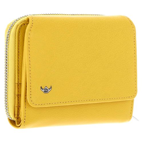 Leder Geldbörse Madrid RFID Protect RV-Börse 3316 Sonnengelb