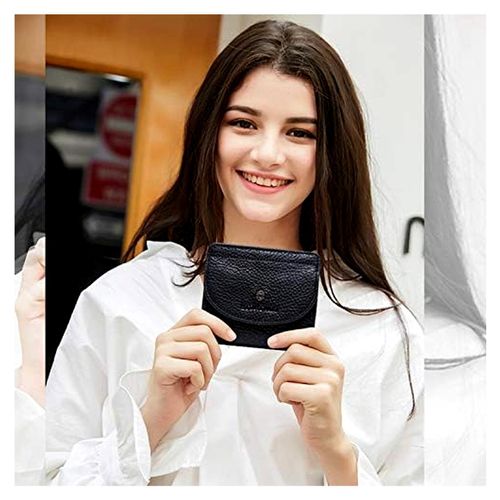 Geldbörse Ledergeldbörse Herren Damen Kurz Geldbörse Brieftasche Portmonee Geldklammer Kreditkartenetui Geldbeutel Reise Wallet