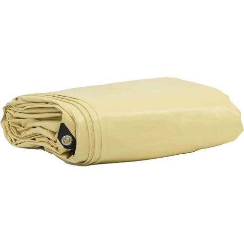 Plane 650g / m² Beige 1,5 x 20 m Canvas mit PVC-Beschichtung