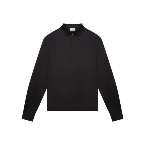 Valenza Supima polo zip collar l/s polos 1172
