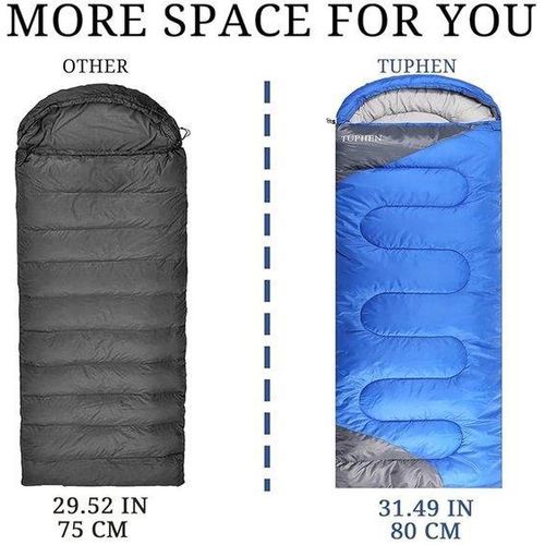 Schlafsack für 3-4 Jahreszeiten – bequem und wasserdicht – 1 Stück