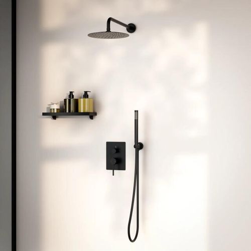 Mirlux Inbouw regendouche riva mat met thermostaatkraan 25 cm