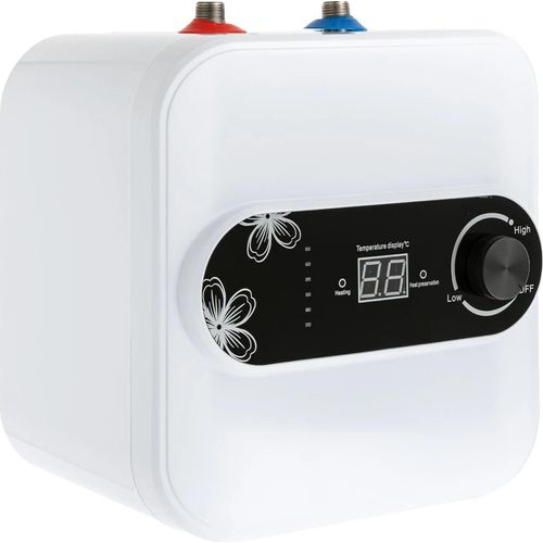 Wasserkocher, 8L Kapazität, 1500W Leistung, 220V Spannung, Temperaturbereich 30-65°C, kompakte Abmessungen 27,9x21x28 cm