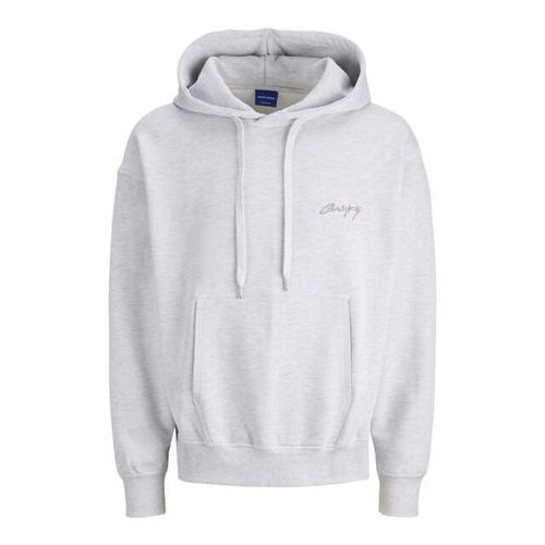 Jack & Jones Jornostalgia typo sweat hood melee