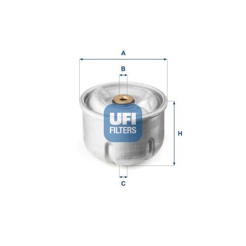 UFI Ölfilter 2590100 Anschraubfilter 62mm für Ford LAND ROVER