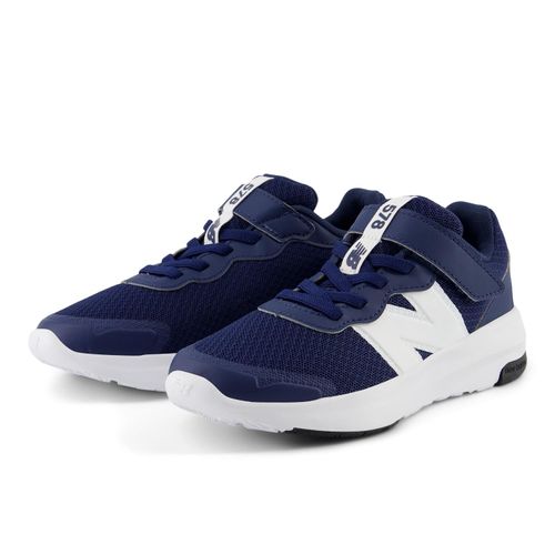 Laufschuh NEW BALANCE "578", Kinder, Gr. 30, weiß (nb navy, weiß), Synthetik, Schuhe Laufschuh, für Kinder