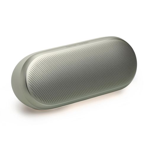 HARMAN / KARDON Bluetooth-Lautsprecher "LUNA 2", silber (mint), B:9,5cm H:13cm T:23cm, Lautsprecher, Kabelloser Bluetooth-Lautsprecher