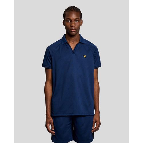Sport Embossed Voetbal Polo Shirt