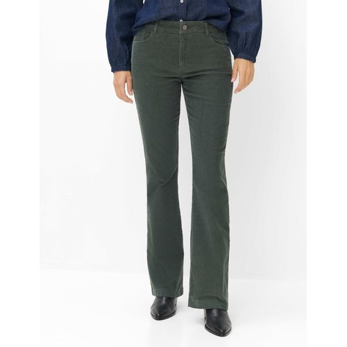 Brax Damen Cordhose Style SHAKIRA DEEP FOREST, dunkelgrün, Gr. 48L