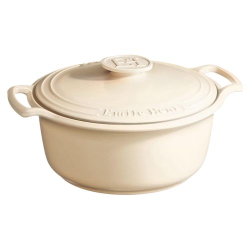 Runder Schmortopf - 5,8 L Creme