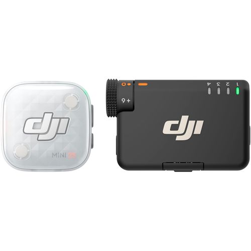 DJI Mikrofon "Mic Mini 2S (2 TX + 1 RX + Charging Case)", grau, B:2,8cm H:1,35cm T:2,86cm, Mikrofone