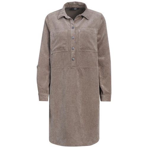 Damen Cord-Kleid mit Brusttaschen