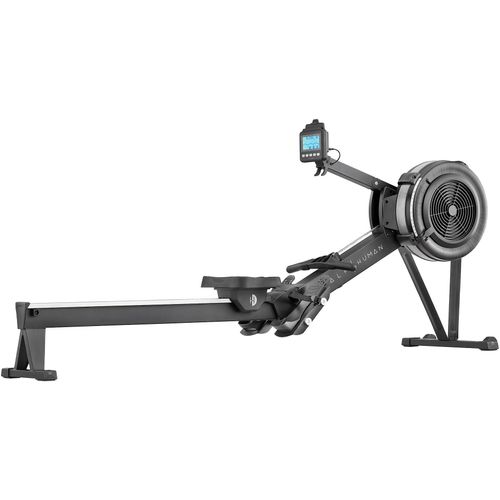 Rudergerät HALF HUMAN "Air Rower Rudergerät", schwarz, Rudergeräte, ohne Unterlegmatte, Rudermaschine, B:64cm H:120cm L:240cm