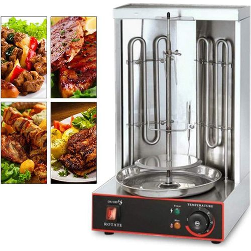 Dönergrill Hähnchengrill Vertikalgrill BBQ Dönermaschine Gyrosgrill Edelstahl Elektrogrill Grillmaschine Gyrosgerät
