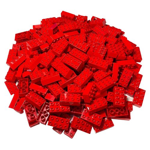 LEGO® DUPLO® 2x4 Steine Bausteine Grundbausteine Rot - 3011 NEU! Menge 100x