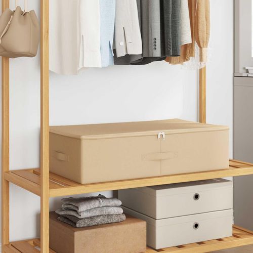 Möbel Aufbewahrungsbox 24 pcs Creme 70 x 40 x 18 cm VliesstoffAufbewahrungsboxen - Aufbewahrungsboxen c6688