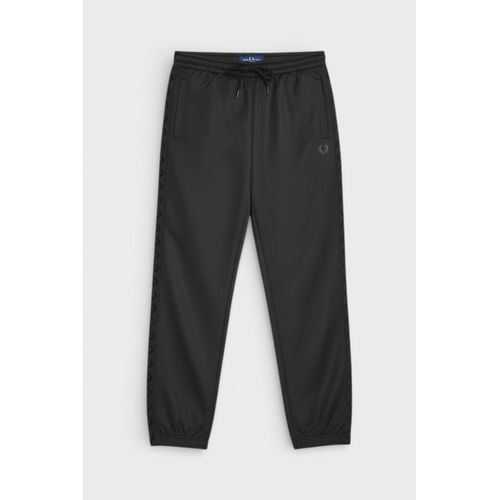 Fred Perry Heren Seizoensgebonden Ge-tapete Trainingsbroek Zwart