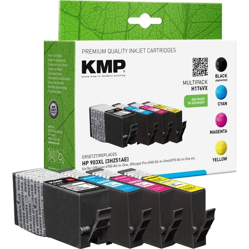 KMP H176VX, Compatible, Schwarz, Cyan, Magenta, Gelb, HP, OfficeJet 6900 Series, OfficeJet Pro 6860 Series, OfficeJet Pro 6868, OfficeJet Pro 6950,..., 4 Stück(e), 35 ml