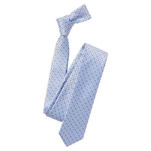 Krawatte VENTI "VENTI Krawatte Print", Herren, blau, 100% Seide, Krawatten