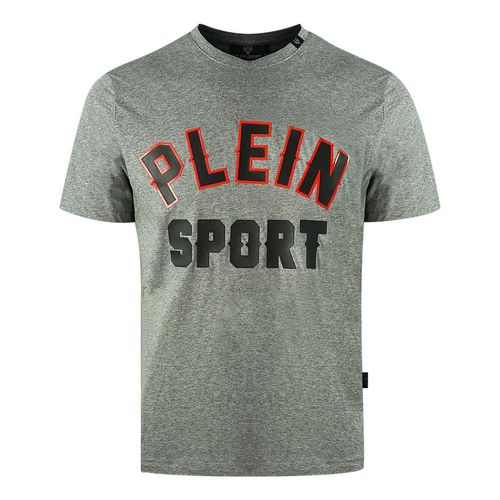 Plein Sport Bloklogo Grijze T-Shirt