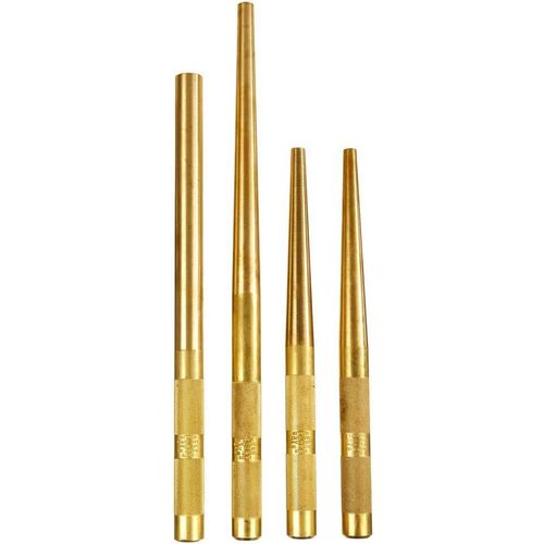 Messing-Stanzer-Set, 4-teilig, mehrfarbig, Einheitsgröße