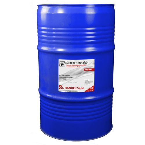 KM 100 (60 Liter) Hochleistungs Sägekettenöl Haftöl Kettensägenöl Kettenöl Kettensäge