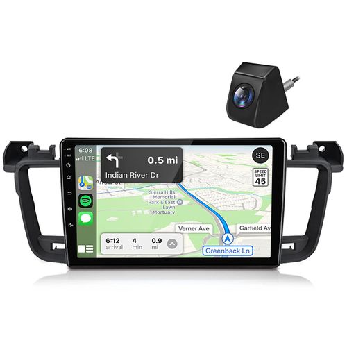 4+64G Carplay Android15 autoradio Geeignet für Geeignet Peugeot 508 2010-2018 GPS Navi WIFI RDS DAB+ RDS DSP 4core FM