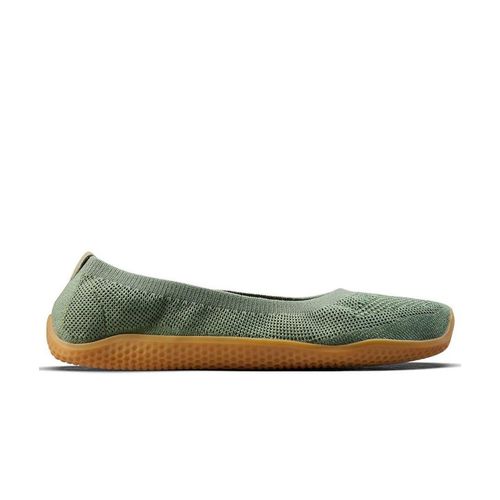 Vivobarefoot Damen Asana Yin Ballerina Knit grün 38.0