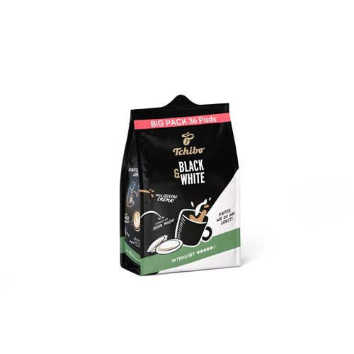 Tchibo - Black & White Pads - 12 x 36 Pads - Intensität: 5/6