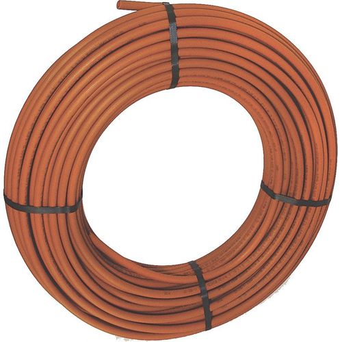 PER Rohr mit 13 mm Innendurchmesser und 16 mm Außendurchmesser, 800 Meter lang, Farbe Rot