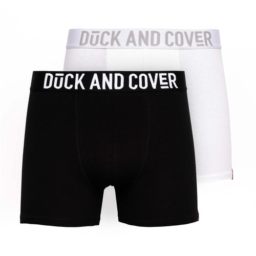 Duck and Cover Heren Salton Boxer Shorts (Set van 2) (Zwart/Wit)