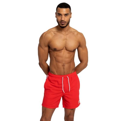 Umbro Heren Taped Swim Shorts (Vermiljoen)