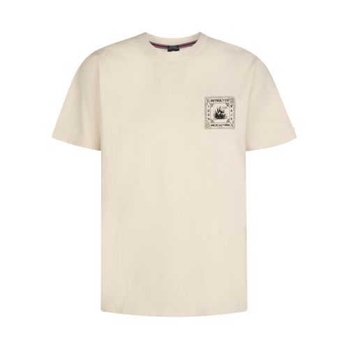 Petrol Industries - Heren T-shirt met rugprint Calor - Wit