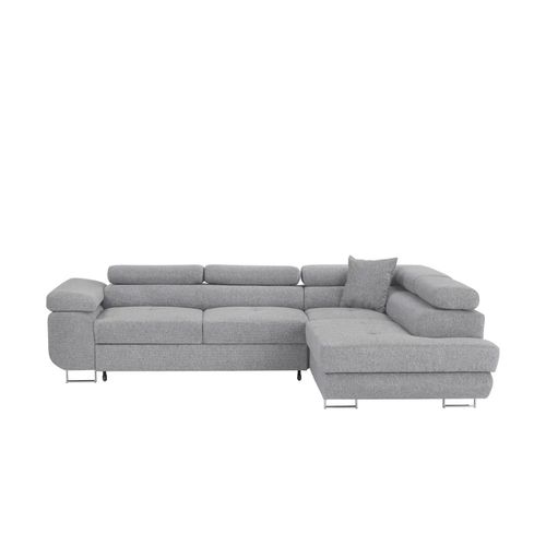 Ecksofa mit Schlaffunktion Tereccia ¦ grau ¦ Maße (cm): B: 273 H: 73 T: 203.0
