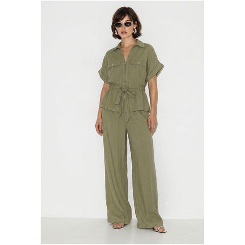 Katoenen Vest en Wagenwijd Broek Set
