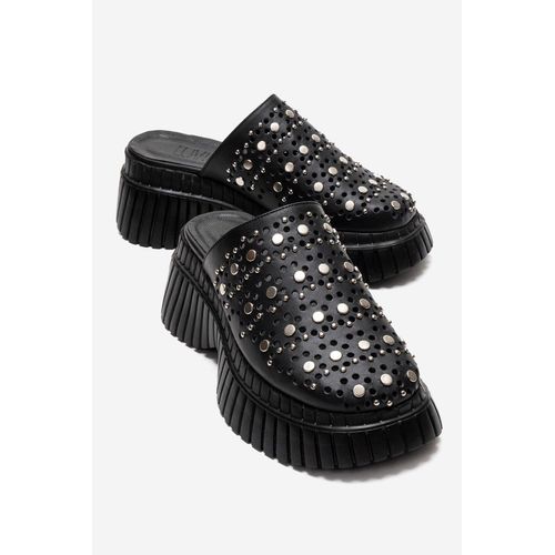 Harlow Leren Platform Sandaal
