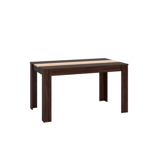 Esstisch HOME AFFAIRE "Domus", braun (dunkel sonoma, sonoma), B:135cm H:74,5cm T:80,5cm, Tische, Esstisch, Mittelplatte in Sonoma