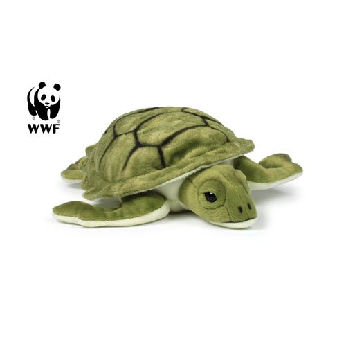 WWF - Plüschtier - Meeresschildkröte (23cm) lebensecht Kuscheltier Stofftier Schildkröte Turtle